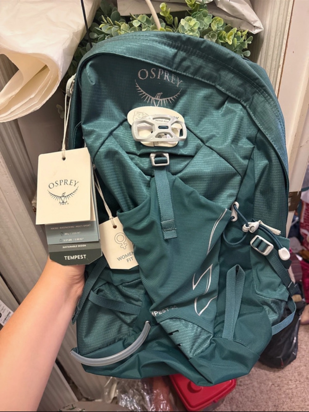 OSPREY Teal Women's Tempest Daypack Backpack